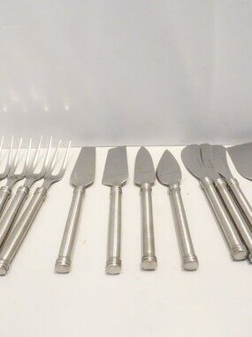 Lot of 12 Endurance Stainless 18/10 Cheese Knives Spreaders Butter Charcuterie